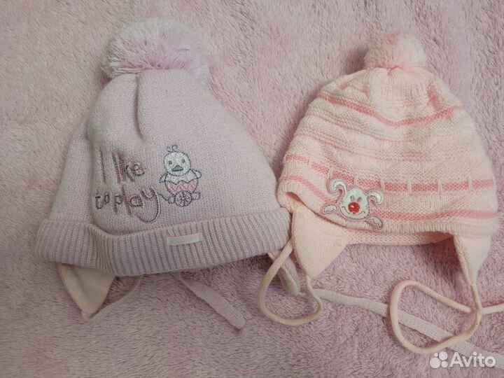 Зимние шапки для малышей