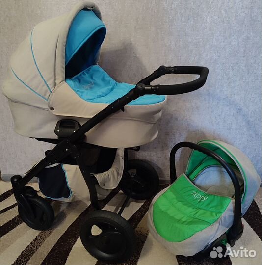 Коляска Tutis Zippy Sport 3в1.Состояние отличное
