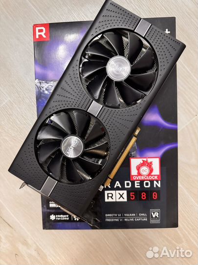 Видеокарта amd radeon sapphire nitro+ rx580 8gb