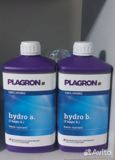 Удобрения для гидропоники Plagrom Hydro A+B 1 л
