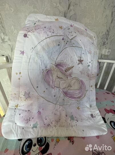 Детское одеяло, бортики в кроватку