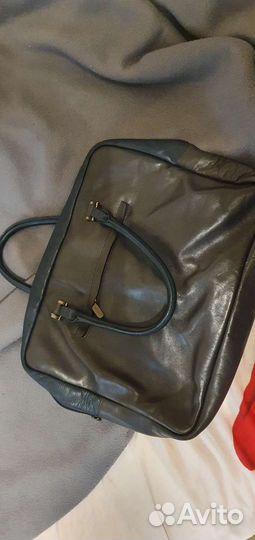 Кожаный портфель askent