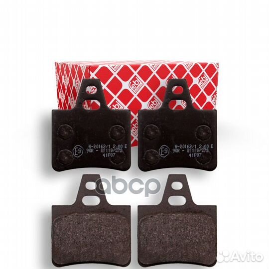 Колодки тормозные дисковые задние, комплект 116