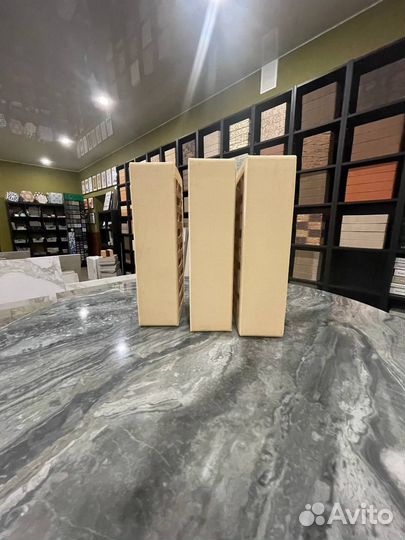 Керамический кирпич слоновая кость рустик Строма