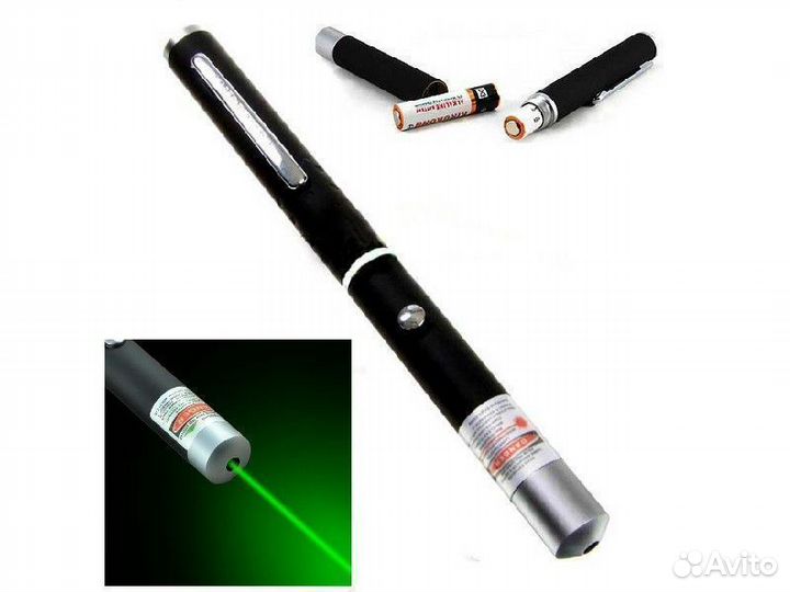 Лазерная указка с 1 насадкой