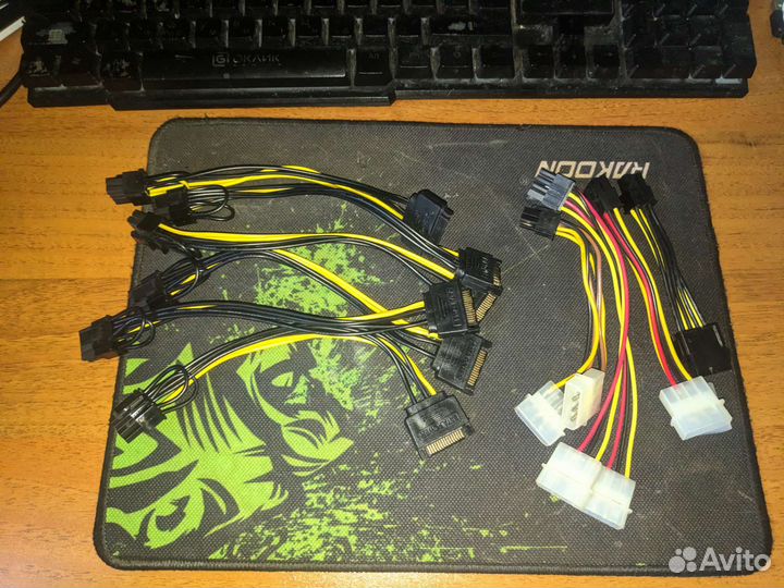 Кабеля модульных бп, переходники, SATA