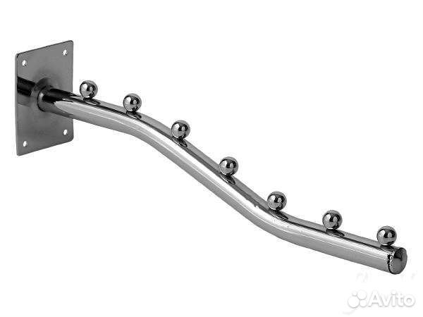 Кронштейн изогнутый с креплением на стену 9 шарико