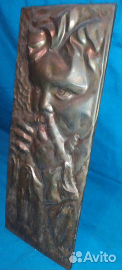 Картины. Ручная медная чеканка. СССР. Винтаж