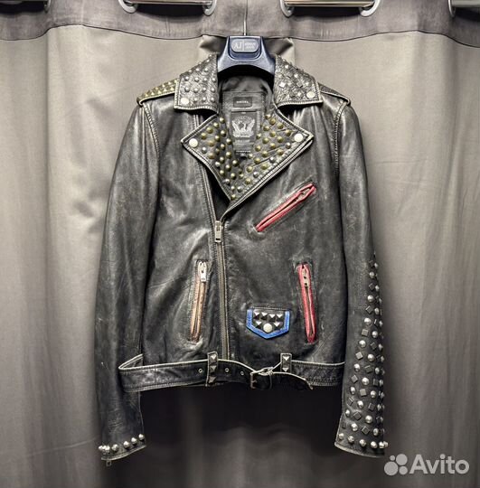 Кожаная куртка косуха Diesel оригинал