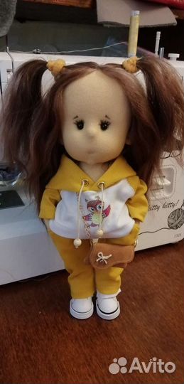 Текстильная кукла ручной работы