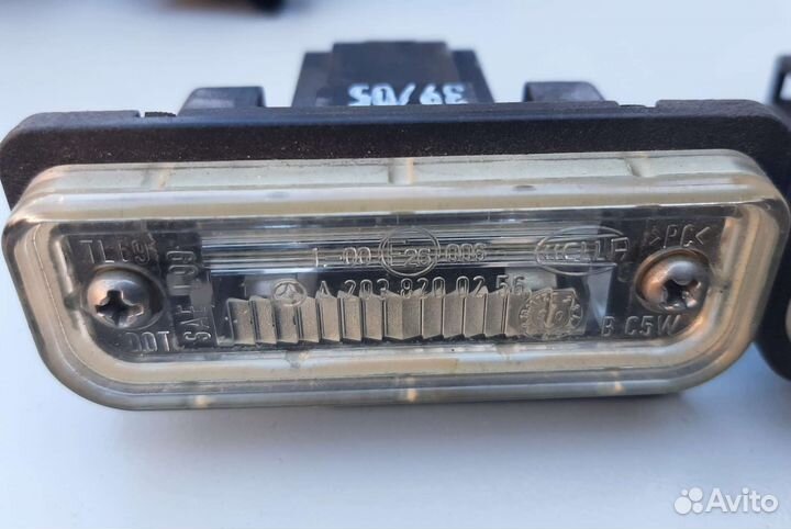 Подсветка номерного знака Mercedes E-Class W211