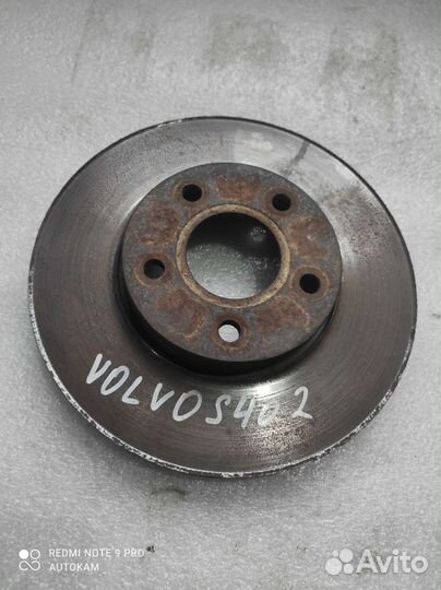Передний тормозной диск Volvo s40