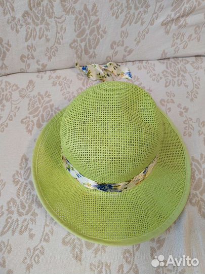 Шляпа женская соломенная