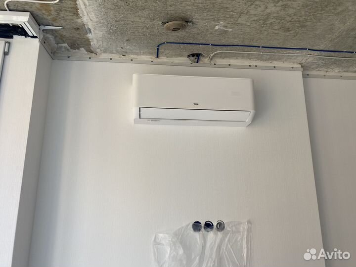 Штроба и закладка трасс под сплит-системы