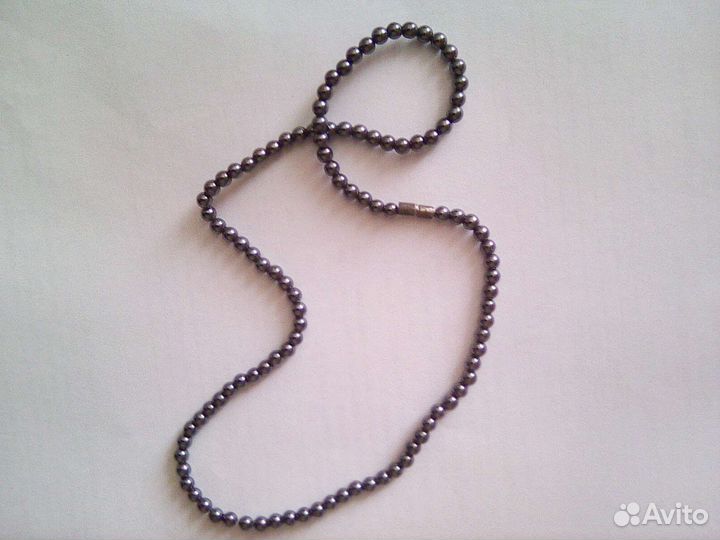 Браслет и бусы из Гематита