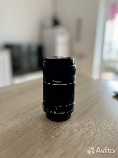 Объектив canon ef s 55 250mm