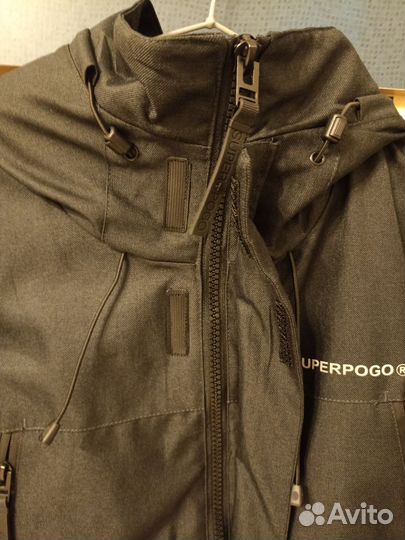 Парка удлинённая непромокаемая мембрана