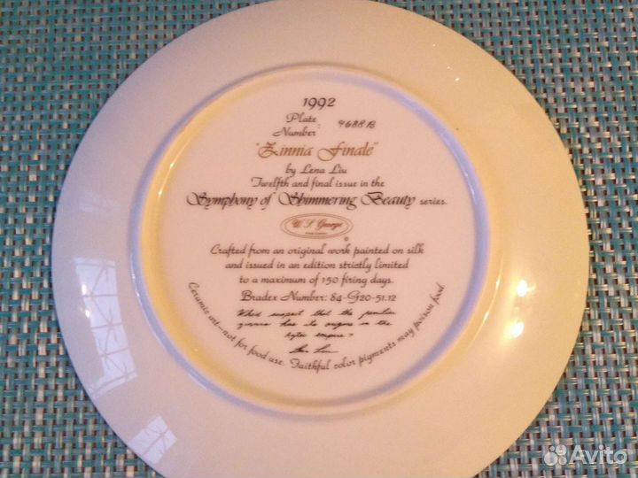 Декоративная тарелка,Lena Liu
