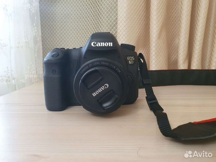 Зеркальный фотоаппарат canon eos 6d+объектив 50mm+