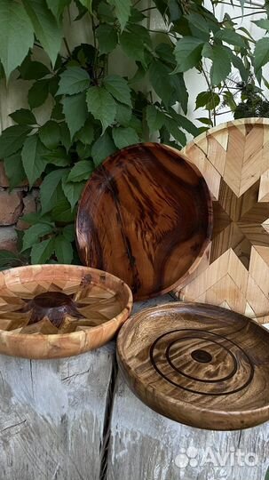 Поднос деревянный