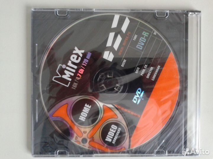 Диски CD-R 700 Mb Verbatim, DVD-R 4,7 Gb Mirex