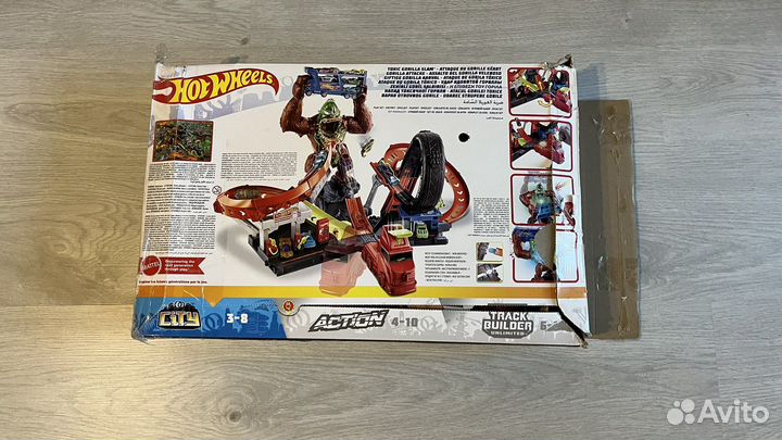 Хот вилс трек атака бешенной гориллы