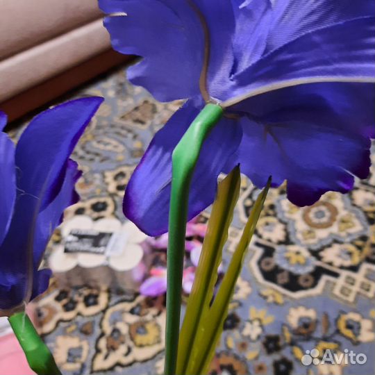 Искусственные цветы для декора орхидея, лилия