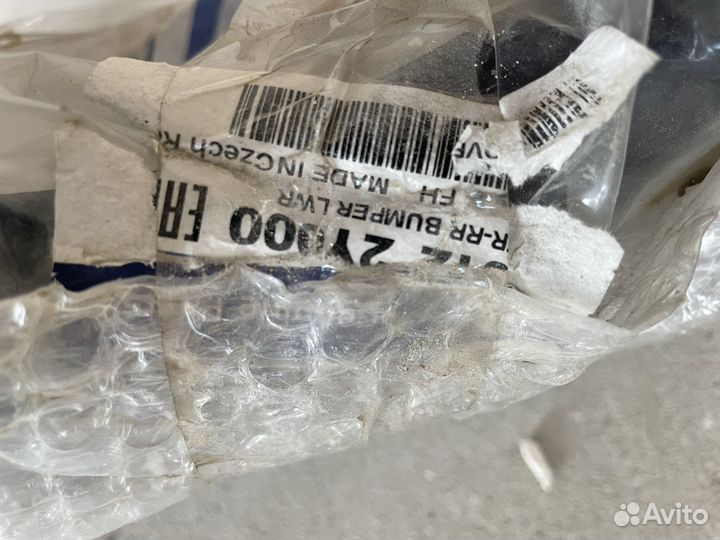 Накладка на задний бампер hyundai ix 35