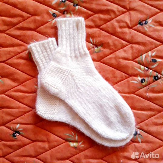 Носки шерстяные женские пушистые