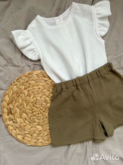 Муслиновый костюм для девочки