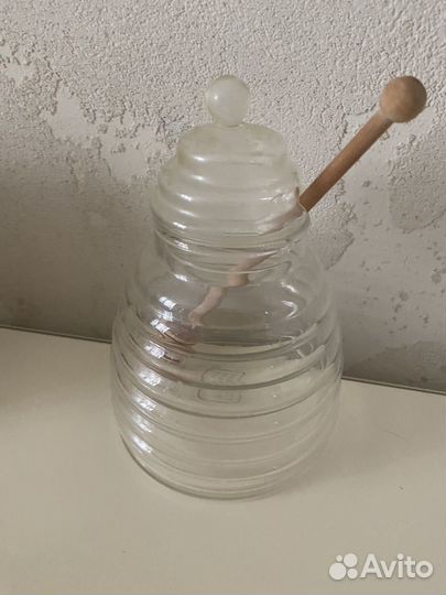 Стеклянные емкости для меда, сахара kushenlend