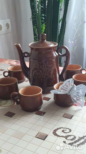 Чайник керамический новый