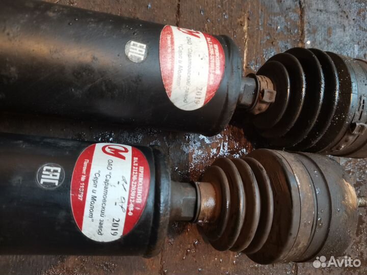 Комплект шруссовых карданов на ниву