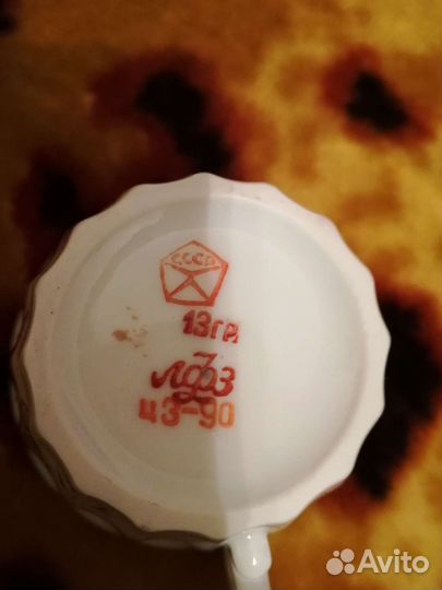 Чашка с блюдцем лфз