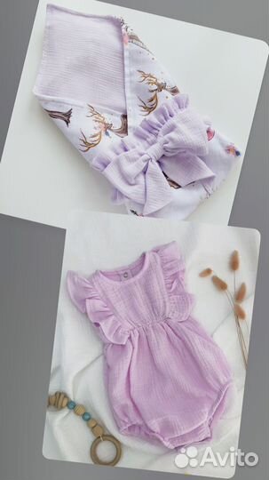 Муслиновый конверт на выписку