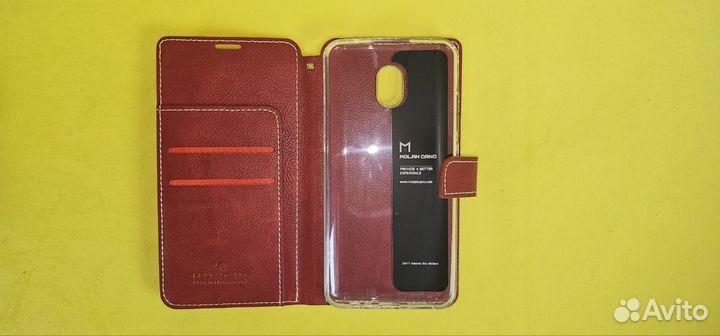 Книжка кожаная-магнитная Redmi 8а
