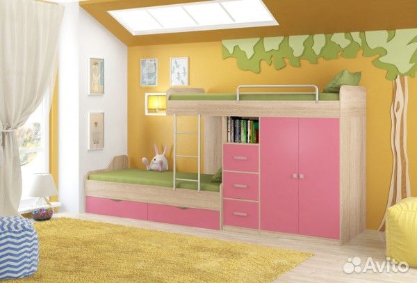 Двухъярусная кровать Дельта - 18.04.02