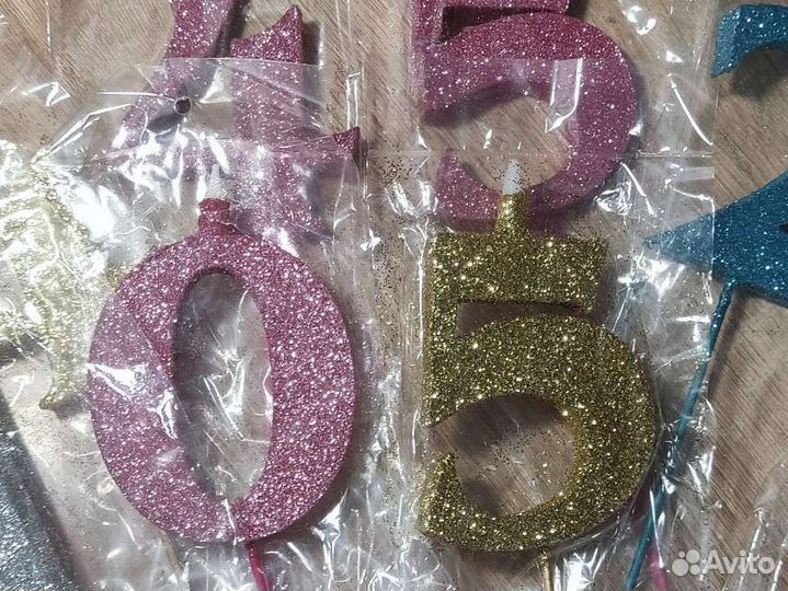 Свечи-цифры для торта