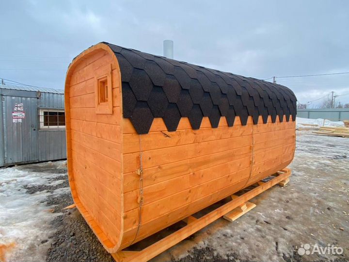 Баня-бочка с доставкой