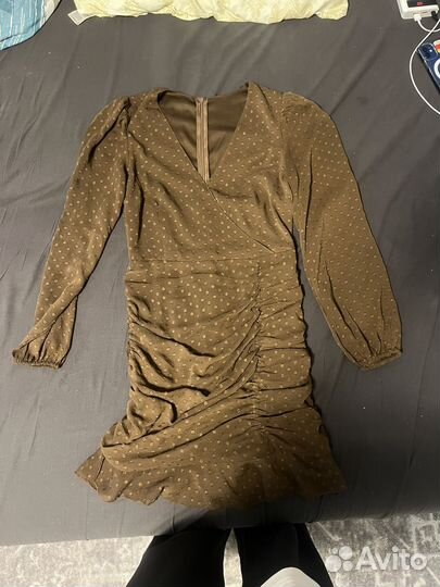 Платье шифоновое мини