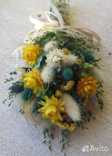 Подарок девушке, женщине - букет из сухоцветов