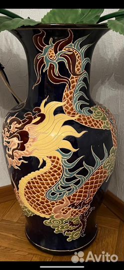 Ваза китайская напольная Дракон