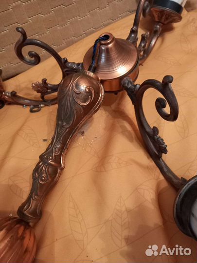 Люстра ссср. Русалочка Бронза