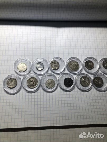 Серебрянные монеты 1785-1929