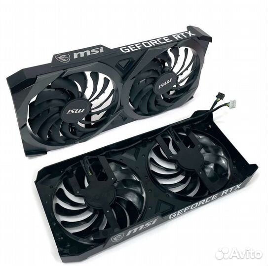Кулеры в корпусе MSI RTX3060 3060Ti 3070 ventus