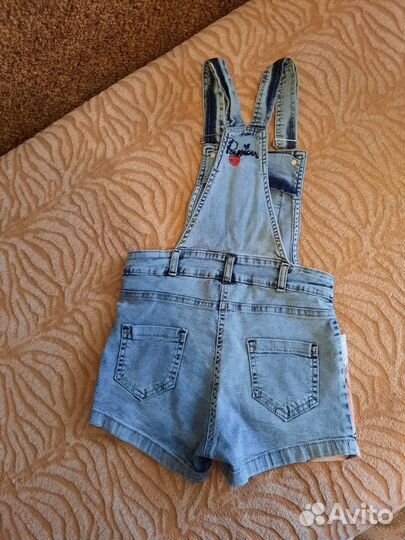 Джинсовый комбинезон для девочки