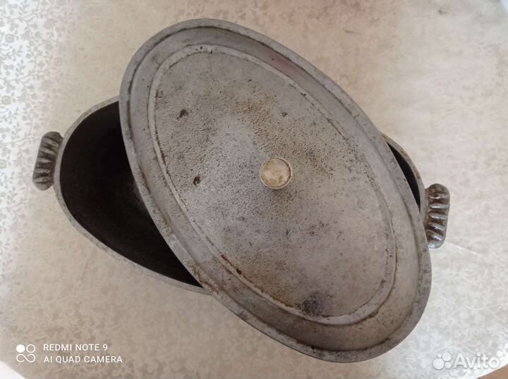 Мясорубка ручная бу, утятница алюминий СССР