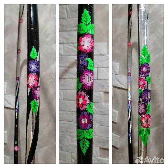 Обмотка обруча и булав