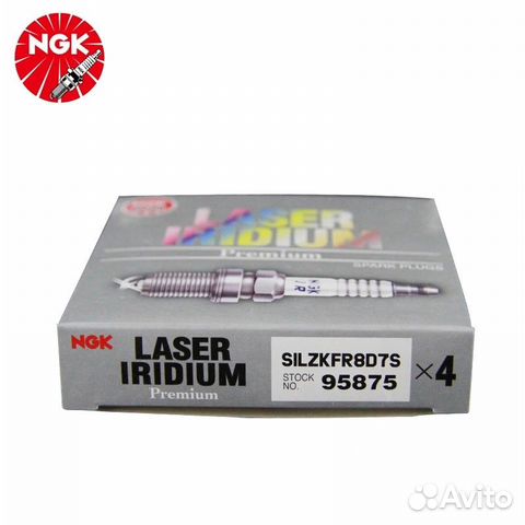 Свечи зажигания NGK iridium silzkfr8D7S 95875, 4шт