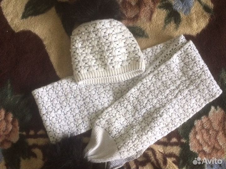 Комплект шапка шарф